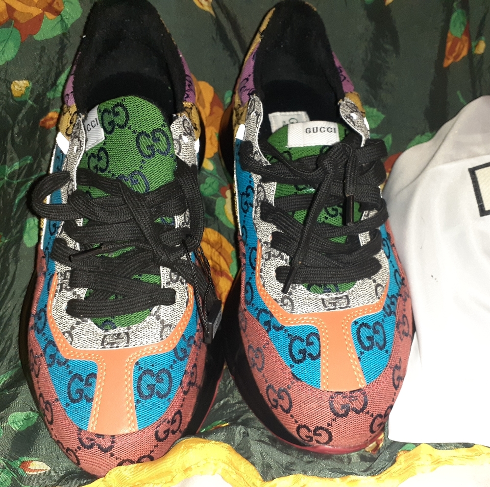 sneakers and hat